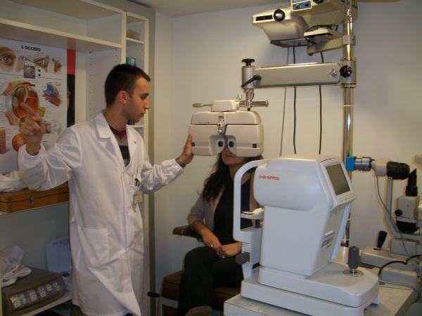 sala visite optometrica refrazione ottica arena torino
